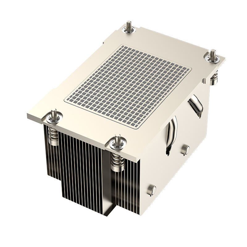 Support SP6 2UT21 Multi-platform CPU Heat Sink 4 Heat Pipe Computer Copper Bottom 2u Server New CPU Motherboard