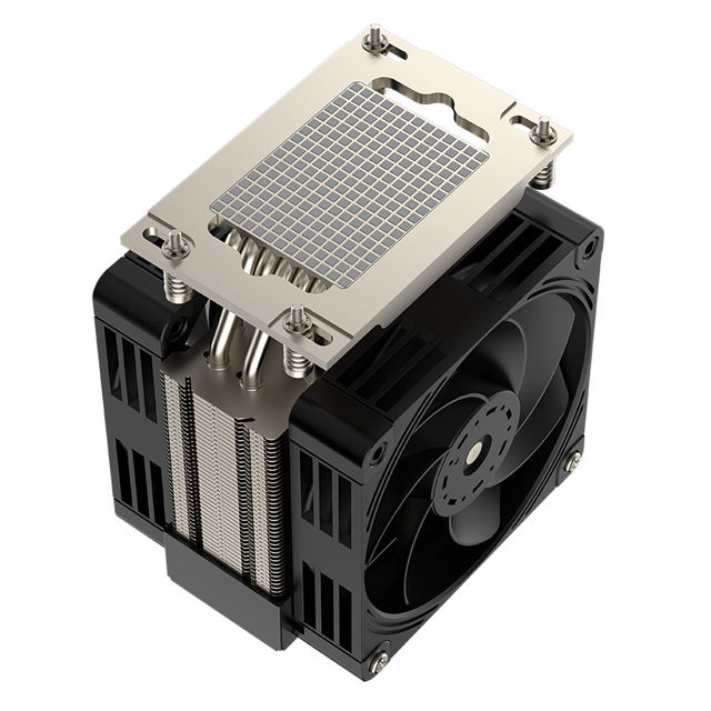 COOLSERVER for SP6 4U M98 Desktop Server CPU Cooler 6 Heat Pipe Low Noise Heatsink Two Ball Bearing 12V DC Fan TDP 390W
