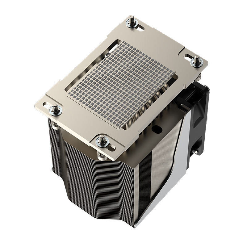 COOLSERVER T42 4U Server AMD SP6 CPU Heat Sink 6 Heat Pipe Computer Copper Bottom for 4u Server New CPU Fan