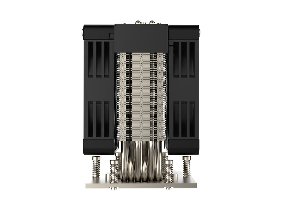 COOLSERVER SP7 4UM98 CPU Cooler 6 Heat Pipes Copper Bottom Two Ball Bearing PWM Fan TDP 400W for SP7 Motherboard Computer