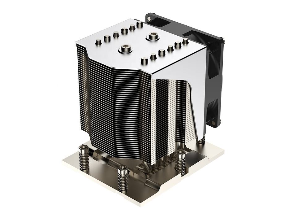 COOLSERVER SP7 4US42 Server CPU Cooler 6 Heat Pipes Copper Bottom Two Ball Bearing PWM Fan TDP 400W for Computer Case