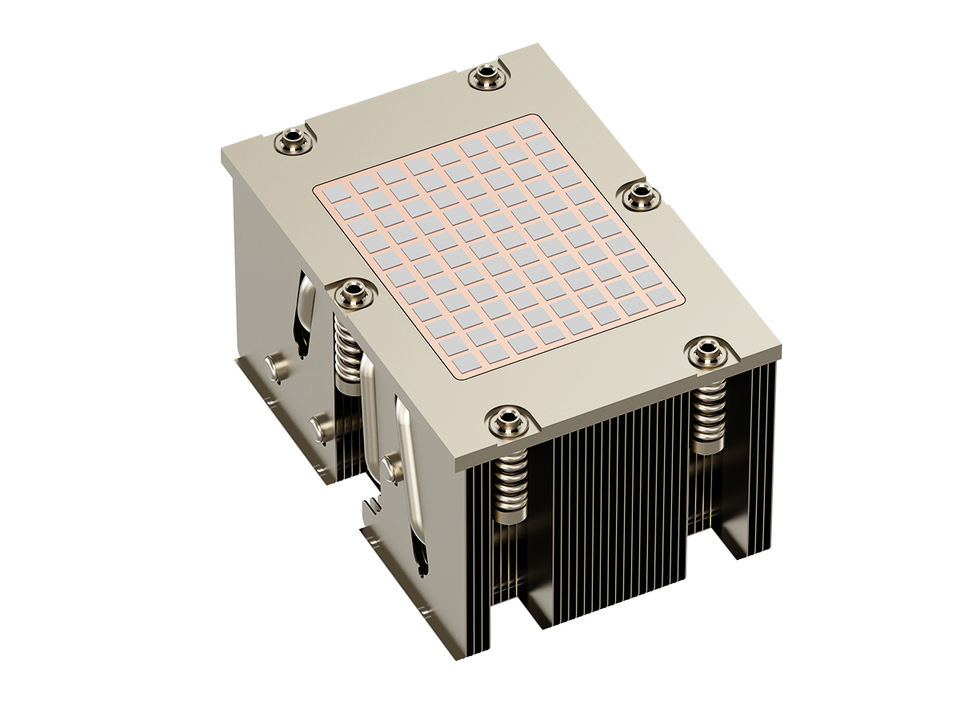 COOLSERVER SP8 2US21 CPU Cooler 6 Heat Pipes Copper & Aluminum Bottom for SP8 Motherboard Computer Case TDP 350W