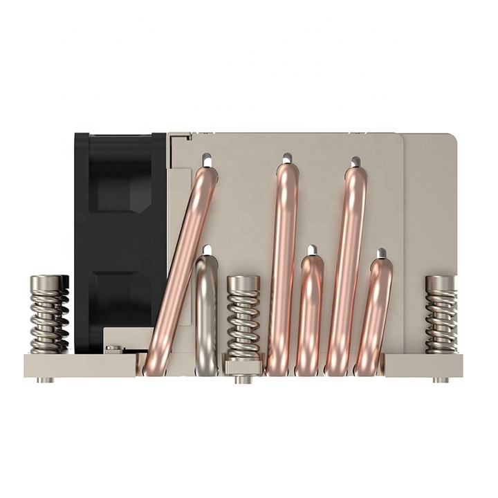 COOLSERVER SP8 2US22 Heatsink CPU Cooler 6 Heat Pipes Copper Bottom Two Ball Bearing 12V DC PWM Fan TDP 380W for Computer Case