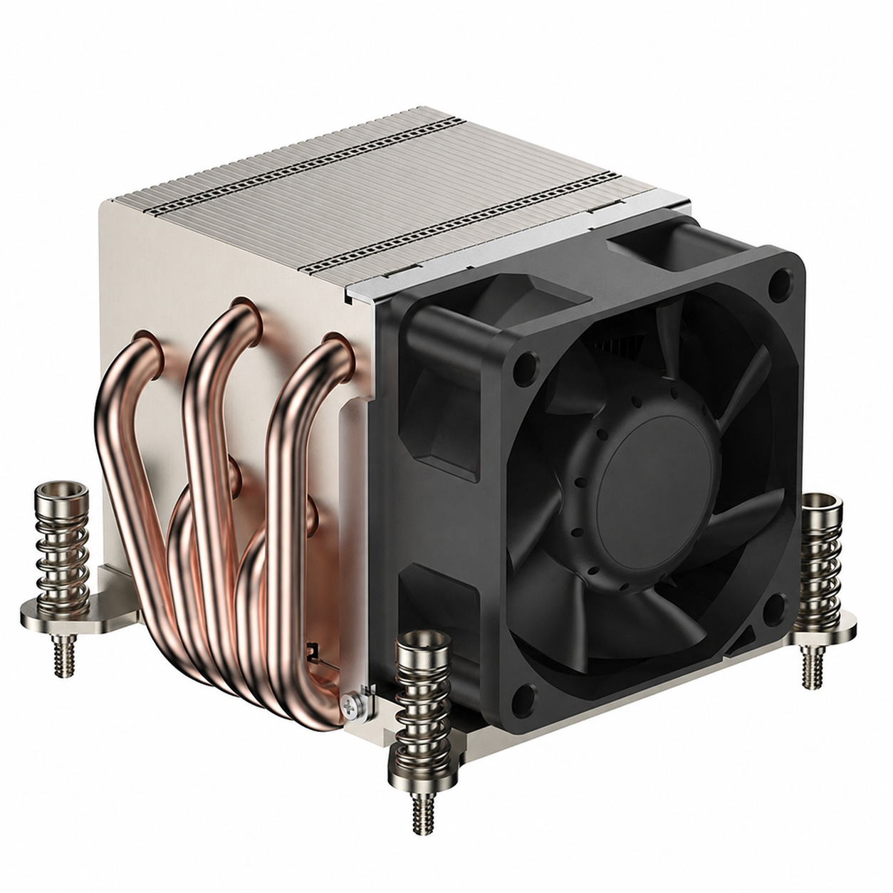 1700-2UR65 LGA1700 CPU Type 5 Heat Pipe High-Power Copper Aluminum Server Radiator Air Cooler for 2U Sever TDP 220W