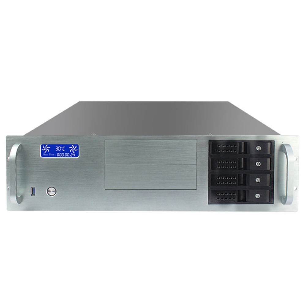 G348C-4 3U ATX Storage Rackmount Chassis with Temperature Display