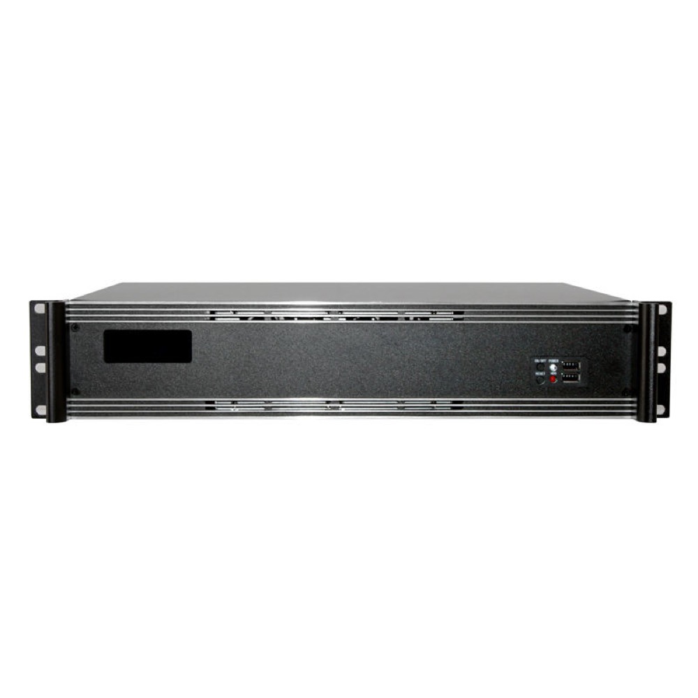 HOT SELLING 2U LCD RACKMOUNT CASE WITH FAN CAN SUPPORT 9.6*9.6 MOTHERBOARD ATX FAN and 2*8CM FANS
