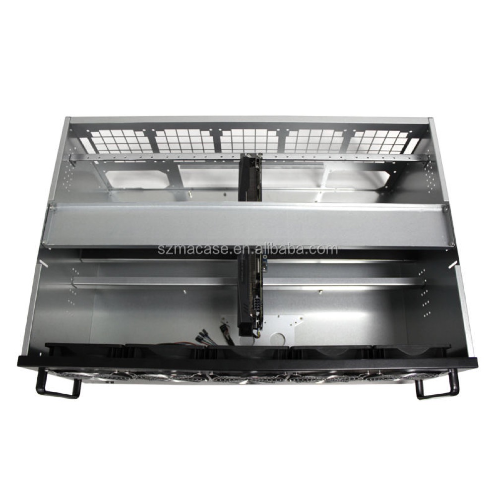 8W 6U GPU/AI Rackmount Chassis with 13-GPU Support