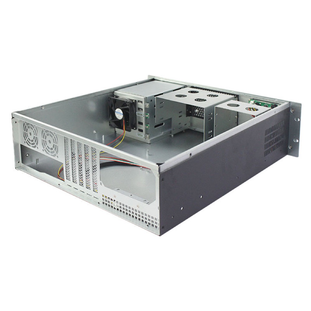 G348C-4 3U ATX Storage Rackmount Chassis with Temperature Display