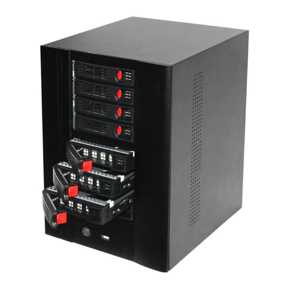 N8 8-Bay Mini-ITX Hot-Swap NAS Chassis