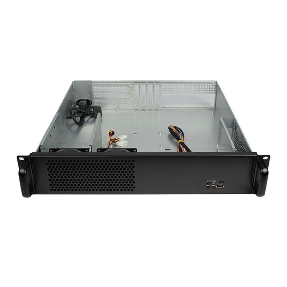 K245F 2U Short-Depth Rackmount Chassis (450 mm)