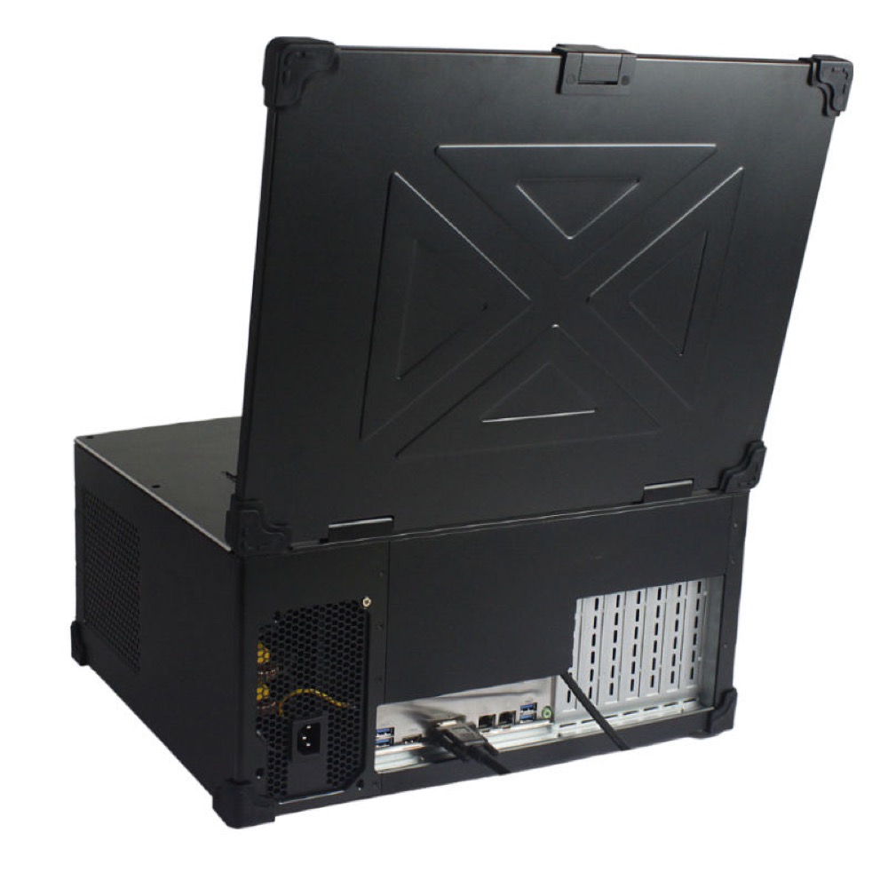 B4 Portable Industrial Panel Chassis with 17.3-inch Display