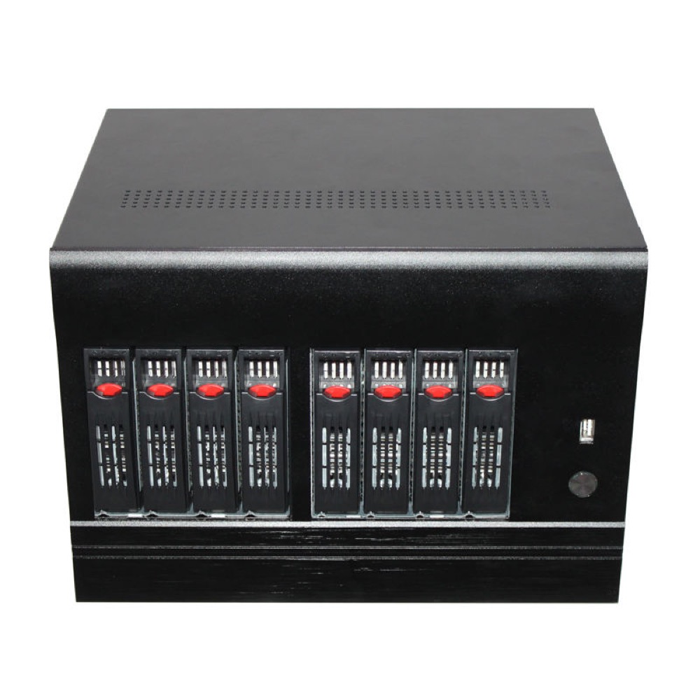 N8 8-Bay Mini-ITX Hot-Swap NAS Chassis
