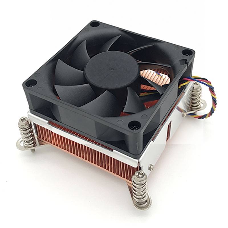 LGA1700 2011 115X 2U Desktop Computer CPU Cooler Radiator Temperature Control Fan Intel Platform Pure Copper Heat