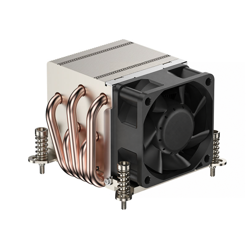 COOLSERVER CS-115X-2UR65 12V Copper Aluminum Thin Heat Sink Silent Two Ball Bearing Radiator CPU Air Cooler Computer Case Fan