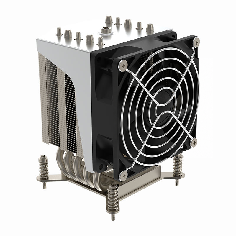 COOLSERVER New LGA1700 4UR19 Platform 4U Server CPU Radiator 5 Heat Pipe Desktop Host Silent Temperature Control Fan