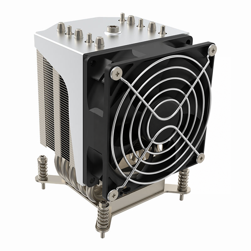 COOLSERVER New LGA1700 4UR19 Platform 4U Server CPU Radiator 5 Heat Pipe Desktop Host Silent Temperature Control Fan