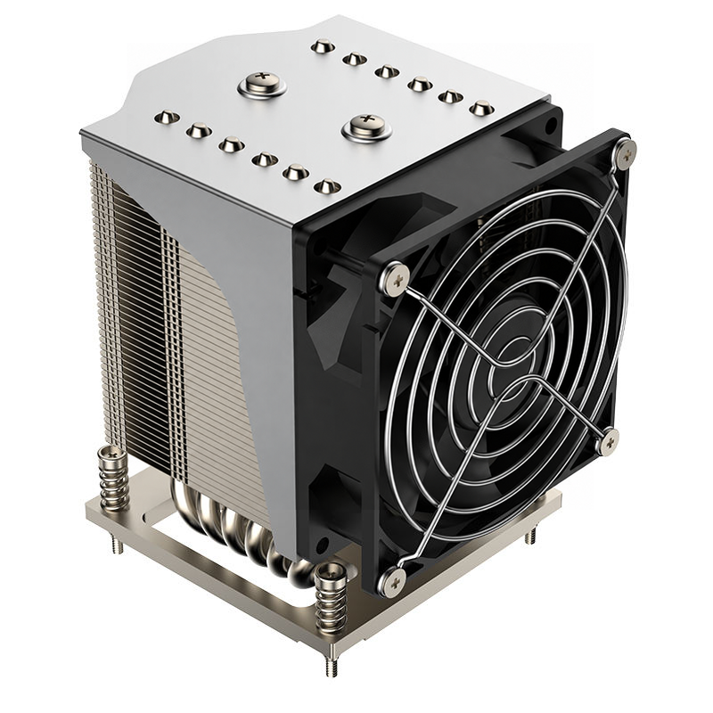 COOLSERVER Intel LGA 1700 4UR96 Square Mother Board CPU Cooler Cooling Computer Radiator 6 Heat Pipe Intel Compatible TDP 245W