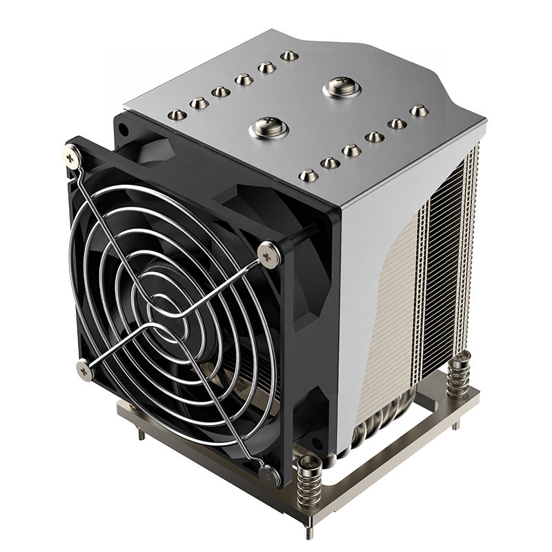 COOLSERVER Intel LGA 1700 4UR96 Square Mother Board CPU Cooler Cooling Computer Radiator 6 Heat Pipe Intel Compatible TDP 245W