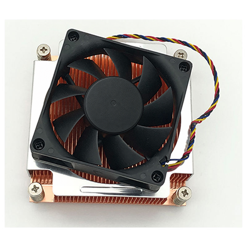 COOLSERVER LGA2011 2U3C-S Computer Case Air Cooler CPU Cooling Silent Two Ball Bearing Fan 110W Copper & Aluminum Heatsink