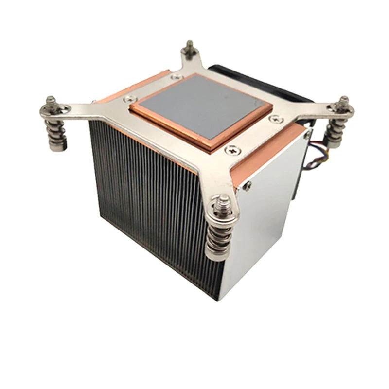 COOLSERVER LGA2011 CS-2011-2U6CA-S Computer Case Air Cooler CPU Silent Two Ball Bearing Copper Aluminum Fan Radiator 95W 12V