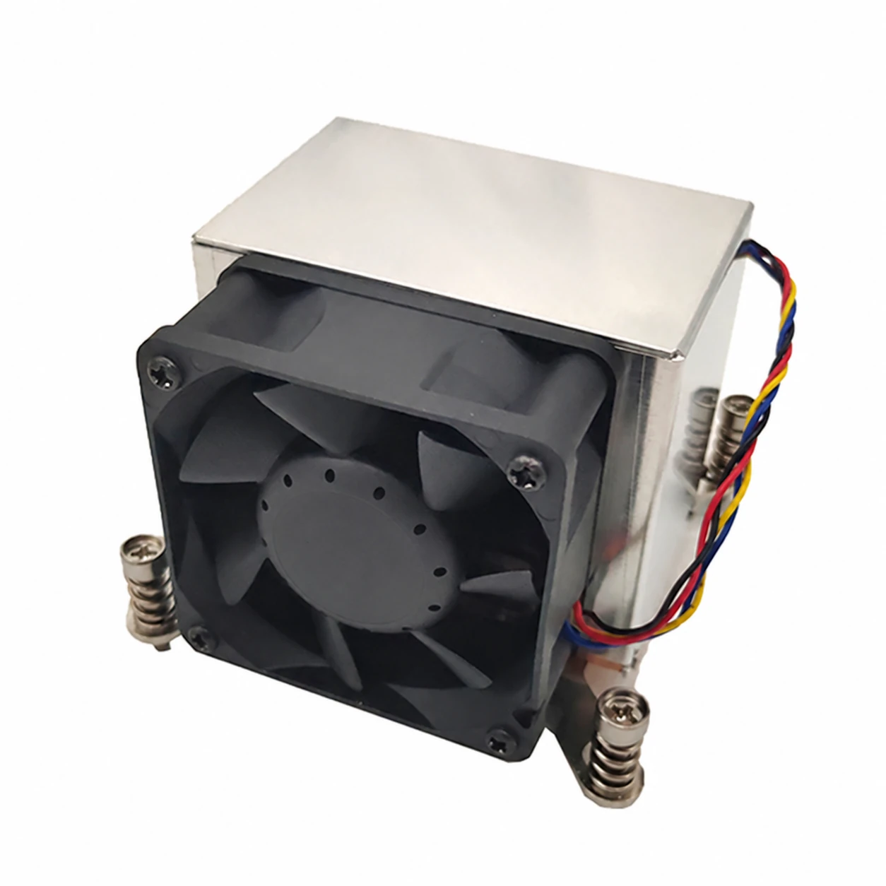 COOLSERVER LGA2011 CS-2011-2U6CA-S Computer Case Air Cooler CPU Silent Two Ball Bearing Copper Aluminum Fan Radiator 95W 12V