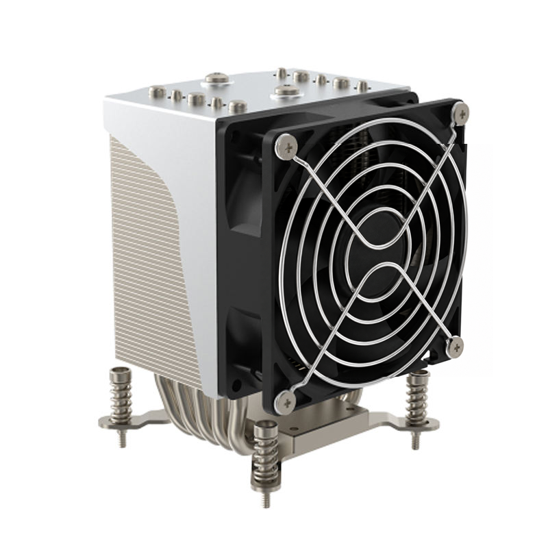 COOLSERVER CS-2011-4UR22-S LGA2011 Server CPU Cooler Cooling Silent Fan Two Ball Bearing Copper Aluminum Computer Case TDP 200W