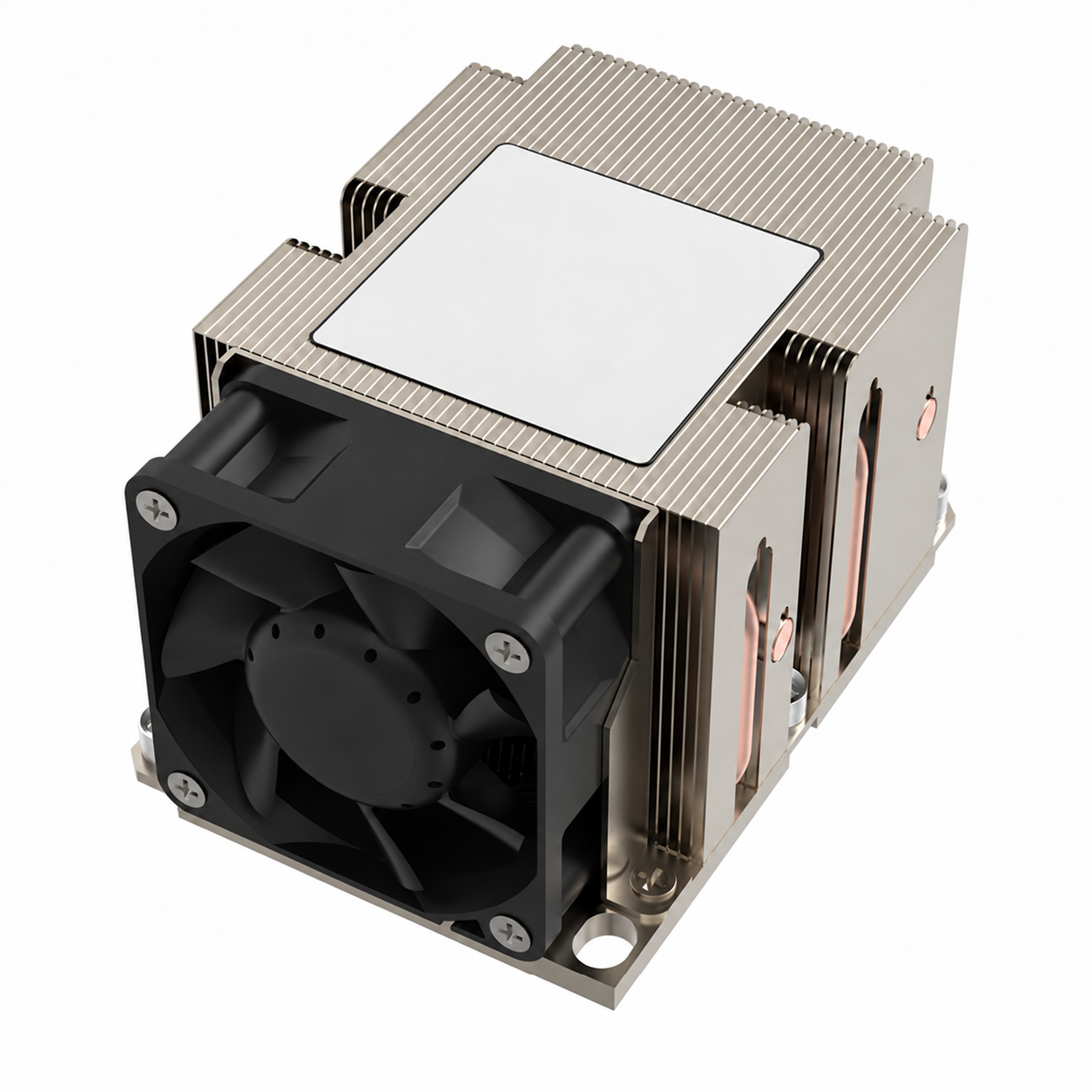 COOLSERVER Computer LGA 3647 Platform CPU Server Radiator 2u4 Heat Pipe Desktop Side Blowing Air Cooling Fan