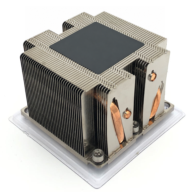 CoolServer 3647 4 Heatpipe Pure Copper CPU Cooling Server Side Blowing Temperature Control Fan 2U Effective Cooling PC Radiator