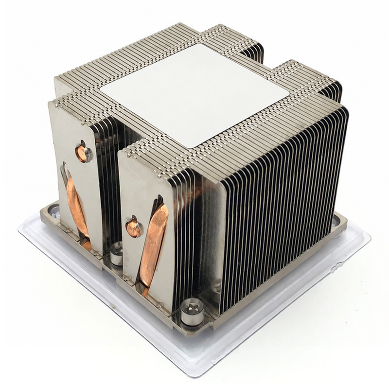 CoolServer 3647 4 Heatpipe Pure Copper CPU Cooling Server Side Blowing Temperature Control Fan 2U Effective Cooling PC Radiator