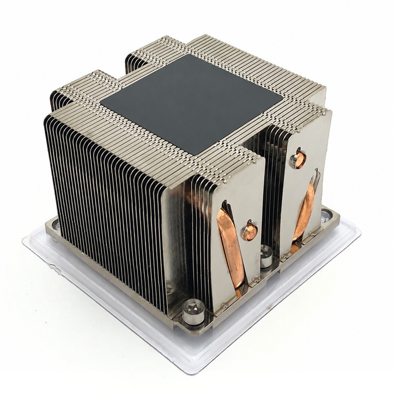 CoolServer 3647 4 Heatpipe Pure Copper CPU Cooling Server Side Blowing Temperature Control Fan 2U Effective Cooling PC Radiator