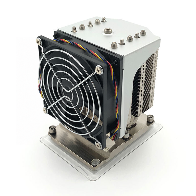 LGA3647 Rectangular 4U Server Radiator Active 5 Heat Pipe Desktop Tower Money CPU Fan