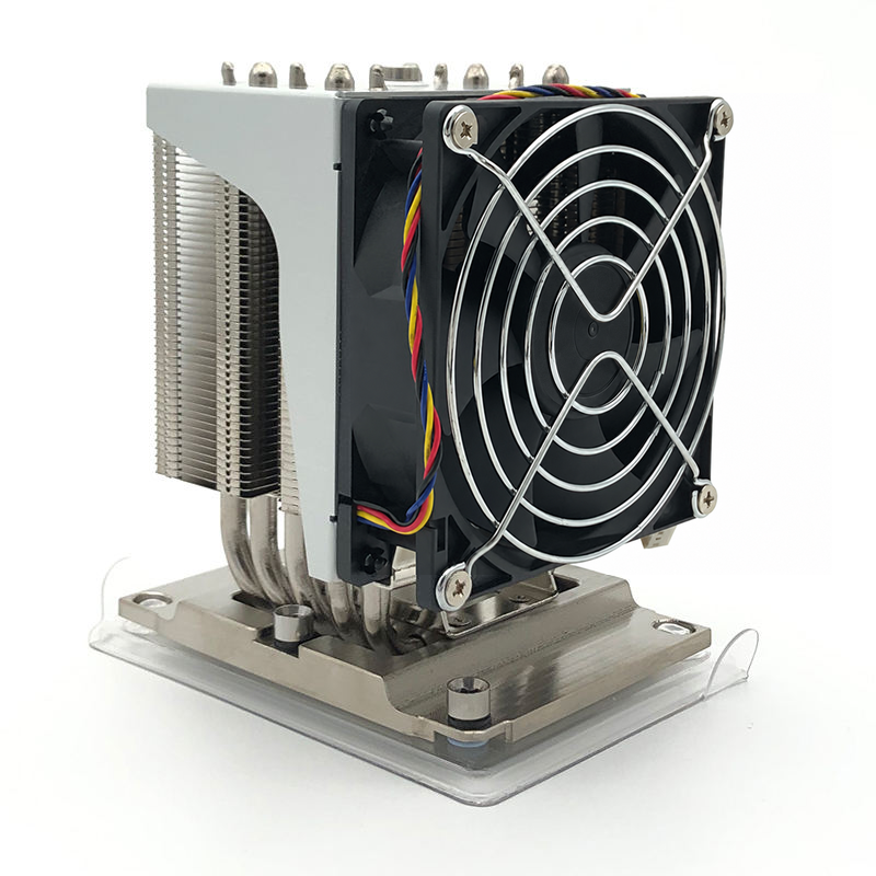 LGA3647 Rectangular 4U Server Radiator Active 5 Heat Pipe Desktop Tower Money CPU Fan