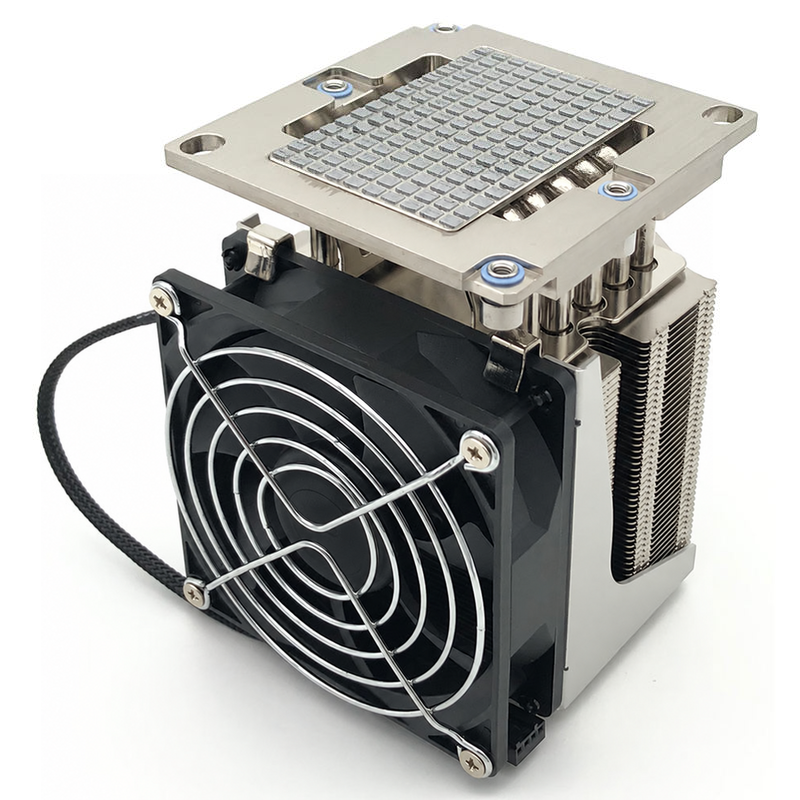 COOLSERVER LGA3647 Square 4U R92Radiator 5 Heat Pipe Active CPU COOLSERVER Desktop Host Silent Fan TDP 240W