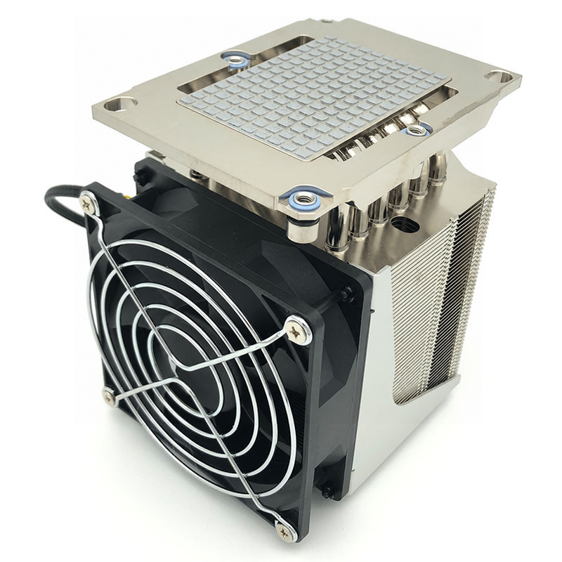 LGA3647 Rectangular 4U Radiator 6 Heat Pipe Active CPU COOLSERVER Desktop Host Silent Fan