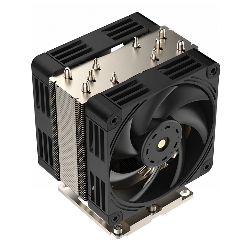 LGA3647 Square 4U R97 Radiator Heat Pipe Active CPU Cooling Golden Leopard Host Silent Tower Dual Fans Sever Cooler Heat Sink