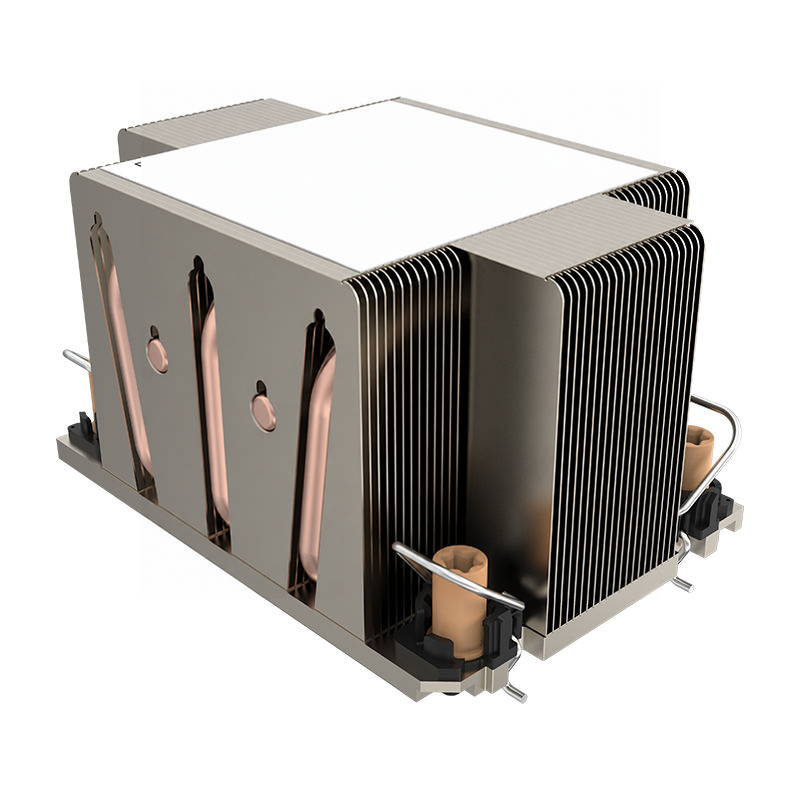 COOLSERVER 4189 2UM81 CPU Cooler Cooling Server Radiator with 5 Heat Pipe LGA 4189 Passive Heatsink for Computer TDP 300W