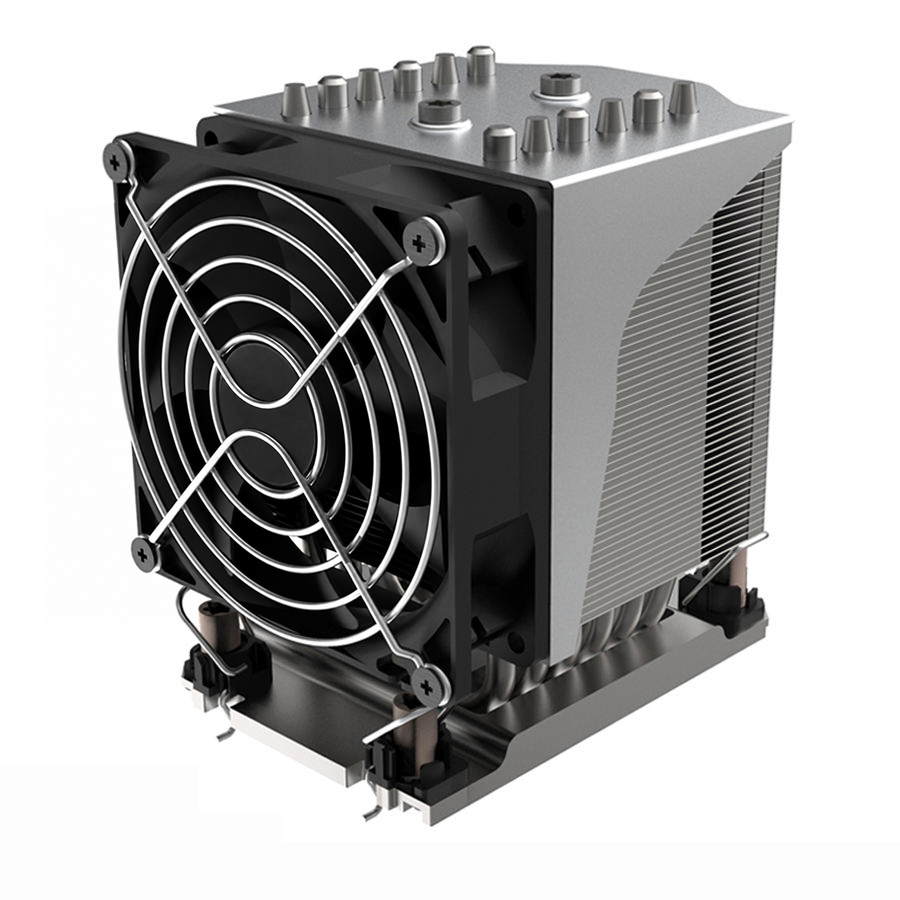 COOLSERVER LGA4189 4UM96 Server Radiator CPU Air Cooler Heat Dissipation 6 Heat Pipe Cooling 4U Intel Motherboard TDP 320W