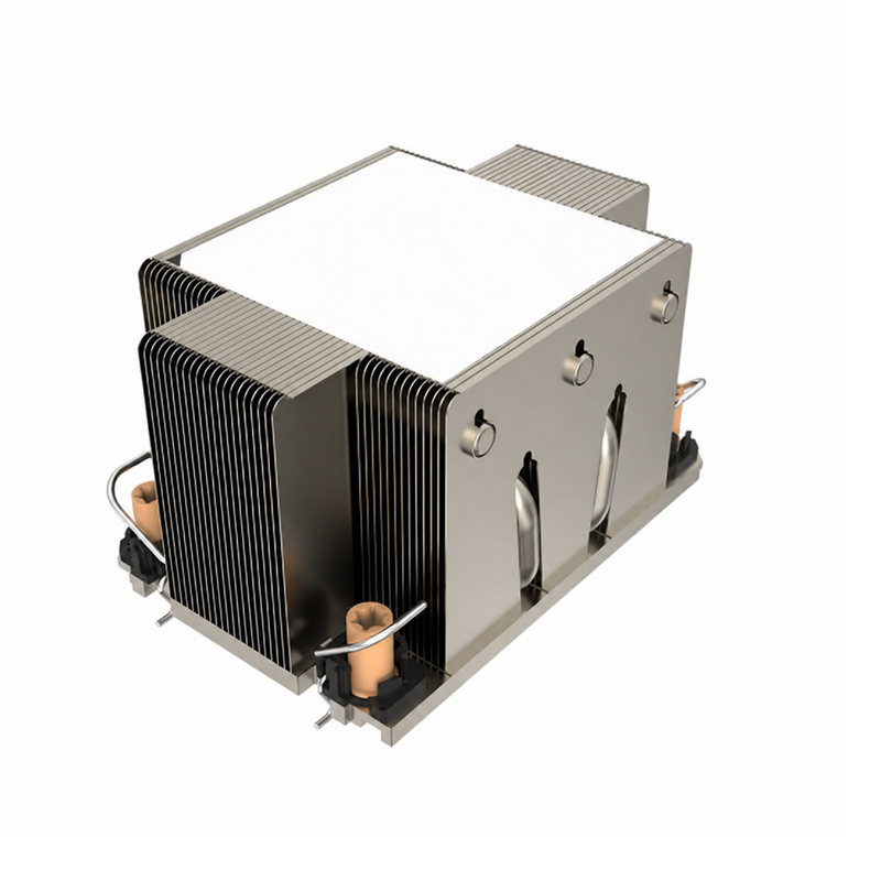 Coolserver LGA 4677 2UM81 Server CPU Cooler 5 Heat Pipe Copper & Aluminum 4-Pin Power Interface TDP 300W for Computer Case