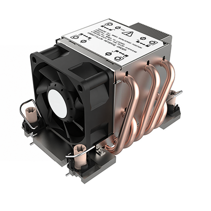 Coolserver LGA 4677-2UM82 2U Server CPU Radiator Cooler 4pin PWM 5 Heat Pipe Air Cooling Motherboard Heat Sink TDP320W