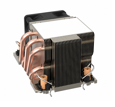 Coolserver LGA 4677-2UM82 2U Server CPU Radiator Cooler 4pin PWM 5 Heat Pipe Air Cooling Motherboard Heat Sink TDP320W