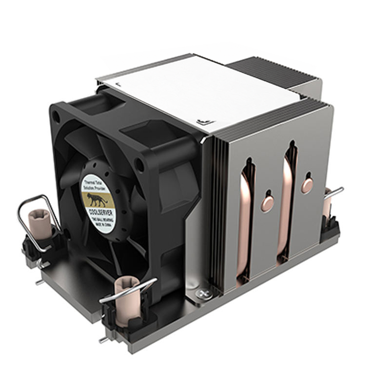 Coolserver LAG 4677 2UM83 5 Heat Pipe Server CPU Radiator 2U 4pin PWM Silent Customizable Computer Case TDP 285W Two Ball