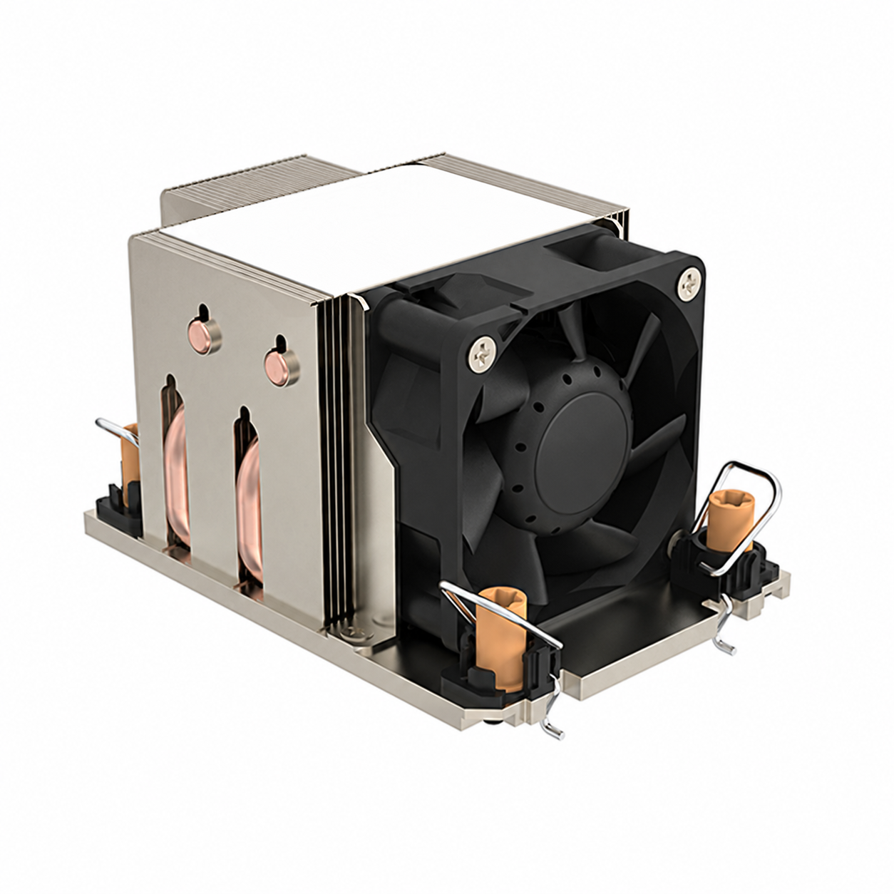 Coolserver LAG 4677 2UM83 5 Heat Pipe Server CPU Radiator 2U 4pin PWM Silent Customizable Computer Case TDP 285W Two Ball