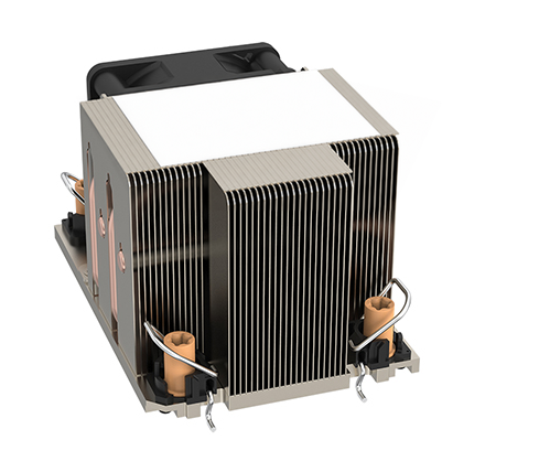 Coolserver LAG 4677 2UM83 5 Heat Pipe Server CPU Radiator 2U 4pin PWM Silent Customizable Computer Case TDP 285W Two Ball