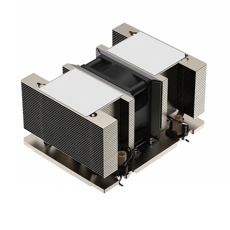 COOLSERVER CS-7529-2UA22 Server CPU Heatsink 6 Heat Pipes Two Ball Bearing Copper Aluminum Deep Cooling TDP 450W Computer Case