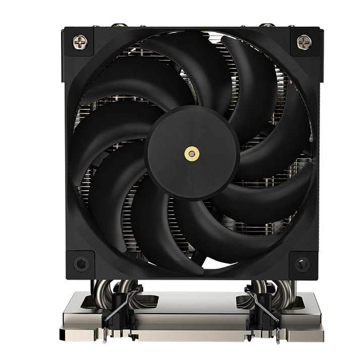 COOLSERVER LGA7529 4UM98 PRO Server CPU Heatsink Cooler 6 Heat Pipes Copper Bottom Two Ball Bearing PWM Fan Computer Case TDP