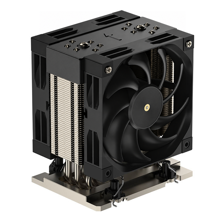 COOLSERVER LGA7529 4UM98 PRO Server CPU Heatsink Cooler 6 Heat Pipes Copper Bottom Two Ball Bearing PWM Fan Computer Case TDP