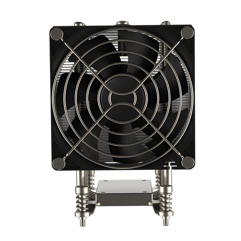 COOLSERVER CS-AM4/5-4UR22-T 12V DC 180W Server CPU Cooler 5 Heat Pipe Copper & Aluminum Heatsink for AM5 4U Computer Case