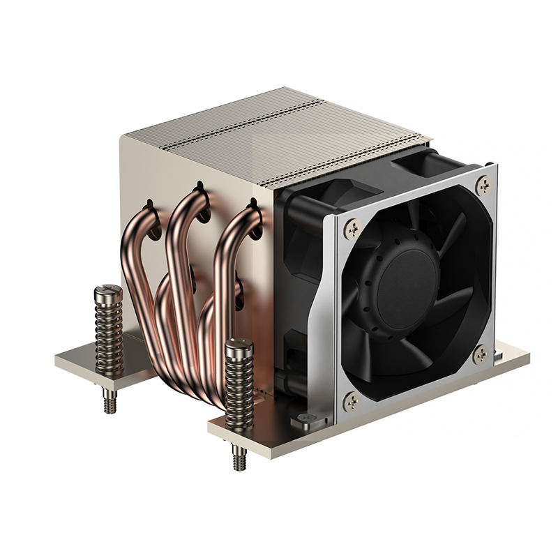 COOLSERVER CS-AM5-2UR67 CPU Cooler 5 Heat Pipes Heat Sink AM5 2U Computer Case Motherboard Copper Bottom TDP200W