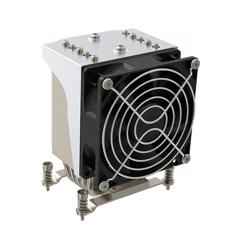 COOLSERVER CS-AM5-4UR22 5 Heat Pipe 180W Server Cooler CPU Cooling Heat Sink Supports for AM5 4U Computer Motherboard Fan Copper