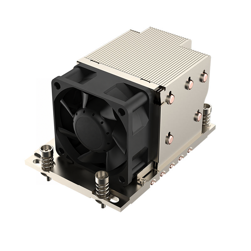Support SP3 AMD 2UP23 Multi-platform CPU Cooler Radiator 5 Heat Pipe Copper Bottom 2U Server for Computer Case TDP 320W